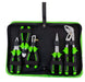 Set Kit 5 Pinze Professionali da Lavoro Con Astuccio chiusura zip