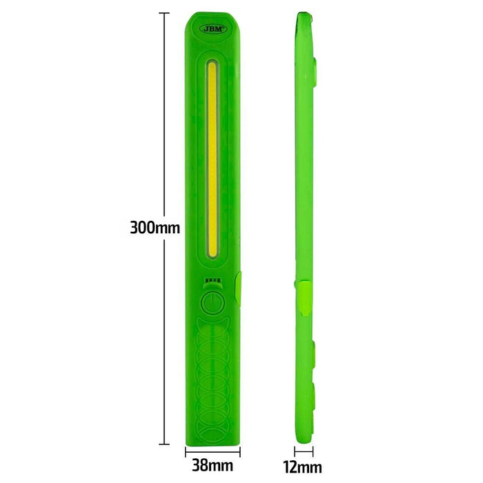 torcia lampada EXTRA sottile LED OFFICINA ricaricabile magnetica portatile 300LM