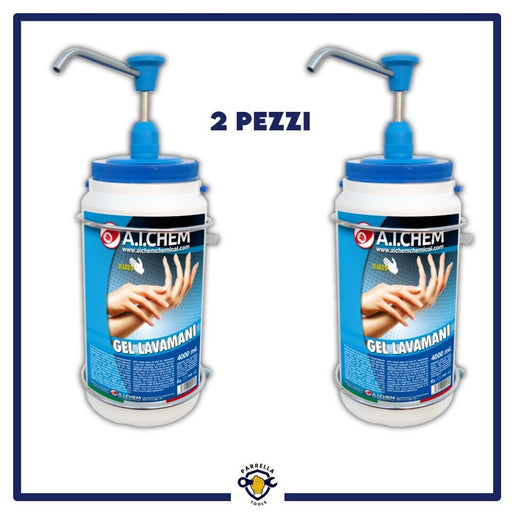 PASTA LAVAMANI CON DOSATORE BIANCAMANO 4000ML PER 2 PEZZI 2 DOSATORI