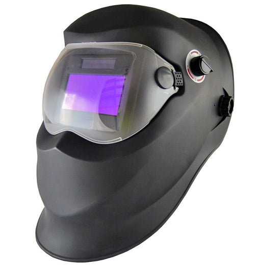 MASCHERA PER SALDATURA AUTOMATICA CON CASCO PROTETTIVO E SCHERMO AUTOSCURANTE