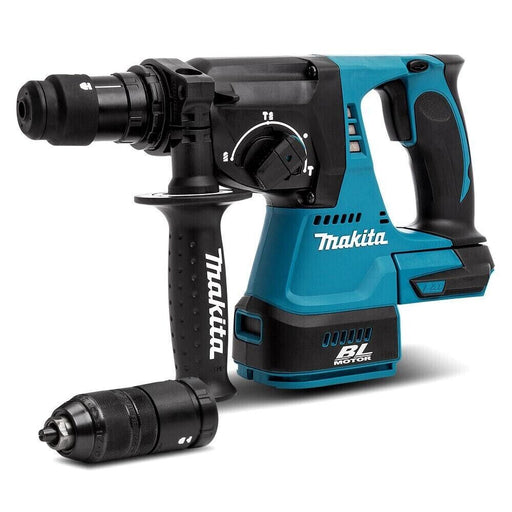 MAKITA TASSELLATORE A BATTERIA  DHR243ZJ IN VALIGETTA  18V CON DOPPIO MANDRINO